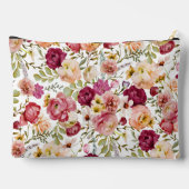 スイートワイルドフラワーコスメティックバッグ アクセサリーポーチ (裏面)