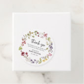 スイートワイルドフラワーリースベビーシャワー フェイバータグ (インサイチュ)