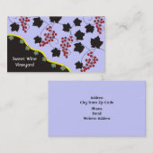 スイートワインヴィンヤードの名刺 名刺 (正面/裏面)