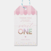 スイートワンアイスクリームバースデーパーティーメッセージカード ギフトタグ (正面)