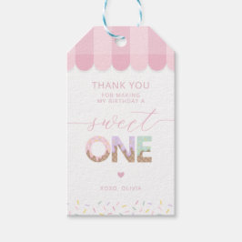 スイートワンアイスクリームバースデーパーティーメッセージカード ギフトタグ