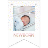 スイートワンアイスクリームファースト誕生日フォトバナー バンティングフラッグ (第2の旗)