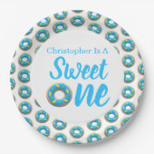 スイートワンドーナツ第1誕生日 ペーパープレート (正面)