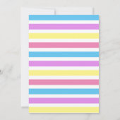 スイートワンドーナツ誕生日招待状 招待状 (裏面)