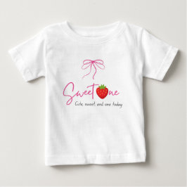 スイートワンバースデーTシャツ ベビーTシャツ