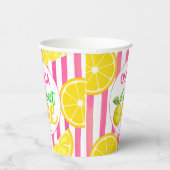 スイートワンピンクのレモネード誕生日パーティー 紙コップ (右)