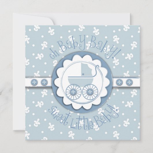 スイートワンボーイ招待状スクエア 招待状 (正面)