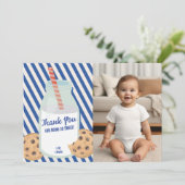 スイートワンミルククッキー誕生日 サンキューカード (スタンド正面)