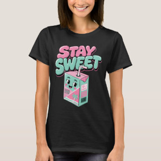 スイート可愛いジュースボックス Y2K風 Tシャツ