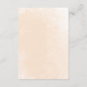 スイート桃ツインズベビーシャワーベビー本 エンクロージャーカード (裏面)