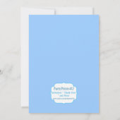 スイート棒つきキャンデー誕生日パーティーの招待 招待状 (裏面)