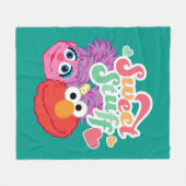 スイート物キャラクター フリースブランケット (正面(横))