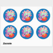 スイート物キャラクター ラウンドシール (シート)