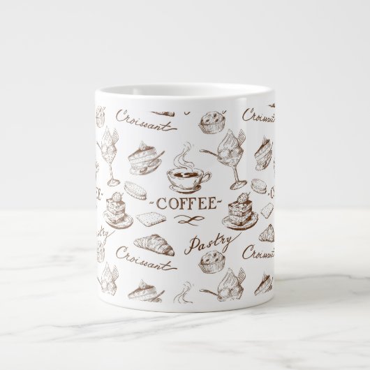 スイート紙 ジャンボコーヒーマグカップ (正面)