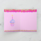 スイート誕生日ウィッシュ カード (内部)