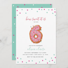 スイート誕生祝い| 6 招待状