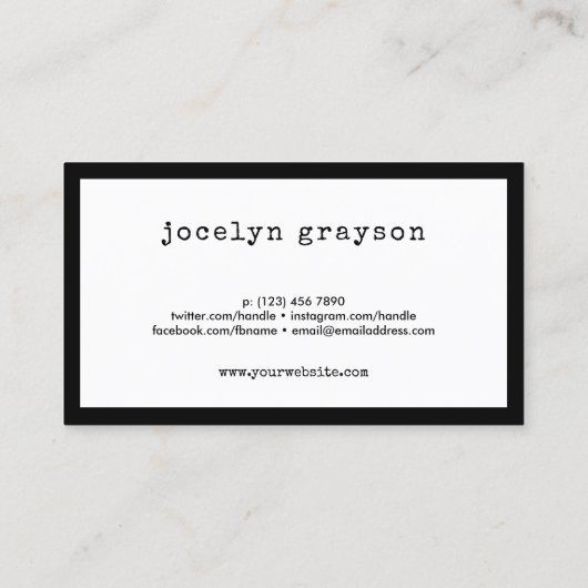 スイート赤いハートロマンス作家 名刺 (裏面)