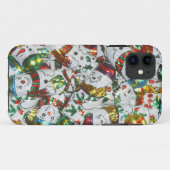 スイート雪だるまiPhoneケース Case-Mate iPhoneケース (裏面(横))