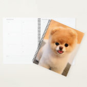 スイート魅力的ポメラニア犬ユニークプランナー プランナー手帳 (ディスプレー)