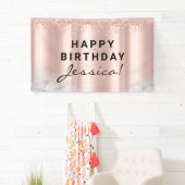 スイート16キンセニェラ誕生日ピエレガントンお洒落ク 横断幕 (インサイチュ)