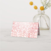 スイート16グリッター《写真》ぼけ味ライトカスタム座席表 プレイスカード (裏面)