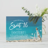 スイート16トロピカルスターフィッシュビーチ メッセージインボトル 招待状 (スタンド正面)