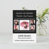 スイート16バースデーパーティーと写真 招待状 (スタンド正面)