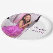 スイート16バースデーパーティープレート16日 ペーパープレート (アングル)