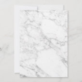 スイート16バースデーパーティ大理石バラ金ゴールド招待状18 招待状 (裏面)