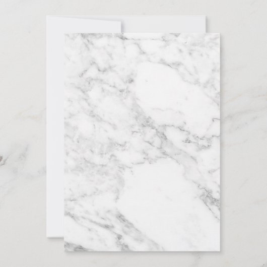 スイート16バースデーパーティ大理石バラ金ゴールド招待状18 招待状 (裏面)