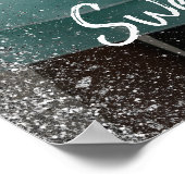 スイート16パーティー ウェルカムサイン 写真付き ポスター (角)