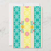 スイート16メキシコフィエスタパペルピカドシャンパン 招待状 (裏面)