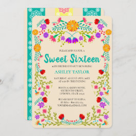 スイート16メキシコフィエスタパペルピカドシャンパン 招待状