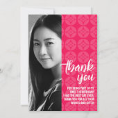 スイート16寿司パーティー 花菱七宝紋 Hanabishi Shippo 招待状 (裏面)