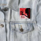 スイート16誕生日ガール 缶バッジ (インサイチュ)