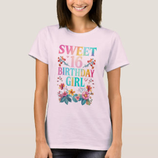スイート16誕生日ガール Tシャツ