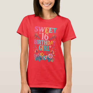 スイート16誕生日ガール Tシャツ