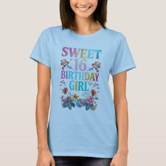 スイート16誕生日ガール Tシャツ