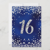 スイート16 スパークル インビテーション (裏面)
