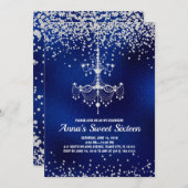 スイート16 スパークル インビテーション (正面/裏面)