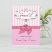 スイート16:バースデーパーティ招待状 招待状 (スタンド正面)