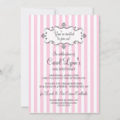 スイート16:バースデーパーティ招待状 招待状 (裏面)