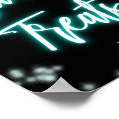 スイート16 バースデー ティール ネオン スイート トリート サイン (角)