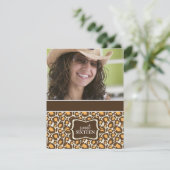 スイート16 バースデー パーティー 招待状 {アニマル プリント} (スタンド正面)