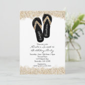 スイート16 フリップフロップ サンディビーチパーティー 招待状 (スタンド正面)