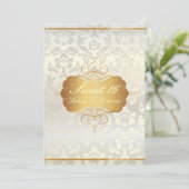 スイート16/プリンセス/パールダマスク 招待状 (スタンド正面)