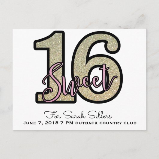 スイート16 ポストカード (正面)