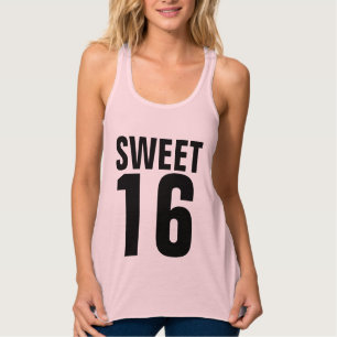 スイート16 女子 誕生日Tシャツ タンクトップ