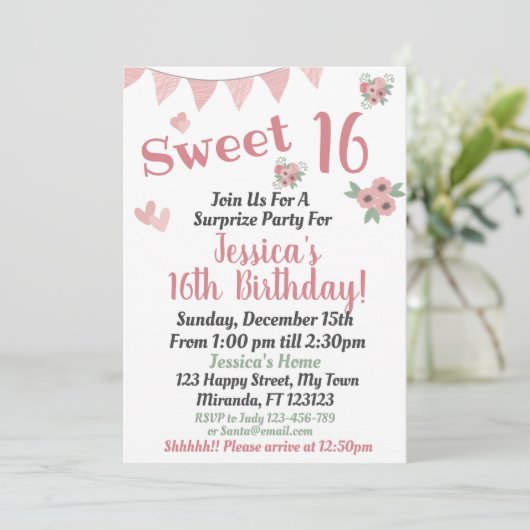 スイート16 招待状 (スタンド正面)