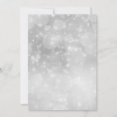 スイート16 16歳の誕生日パーティー ピンクのドレス 招待状 (裏面)